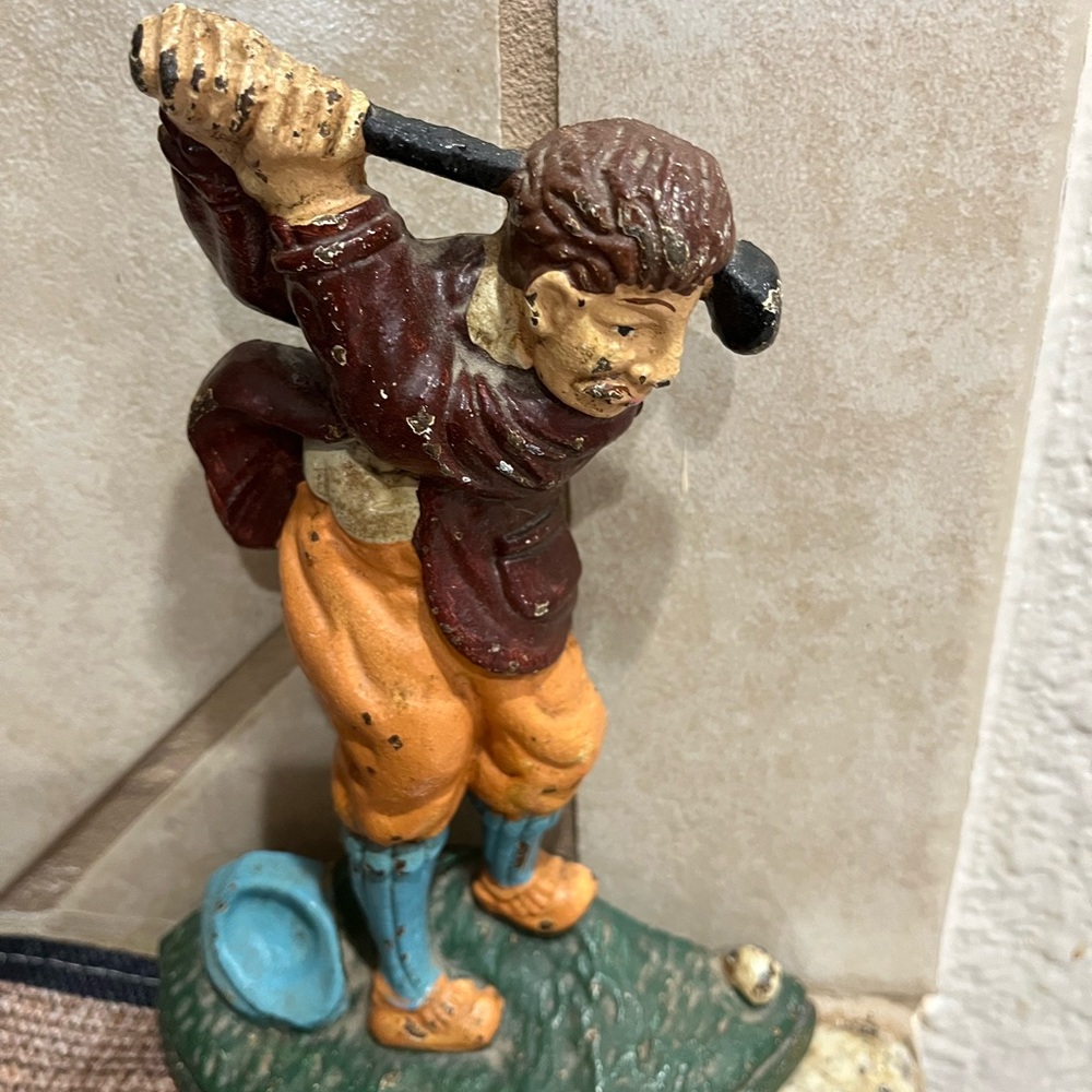 Vintage Golfer Figurine